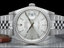 Rolex Datejust 36 Argento Jubilee Silver Lining Dial - Rolex Guarante 16220